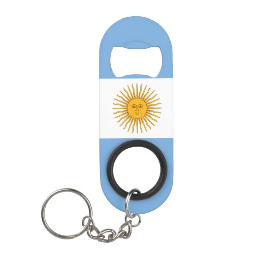 Porte-clé Décapsuleur Argentina flag (Devant)