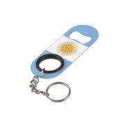 Porte-clé Décapsuleur Argentina flag (angle arrière)