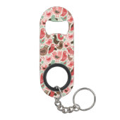 Porte-clé Décapsuleur arrière - plan avec les oiseaux mignons (Dos)