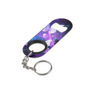 Porte-clé Décapsuleur Arrière - plan avec papillons de nuit (angle arrière)