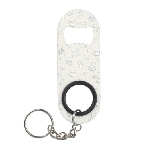 Porte-clé Décapsuleur Arrière - plan de bébé (Devant)