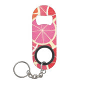 Porte-clé Décapsuleur Arrière - plan de cru de pamplemousse (Devant)