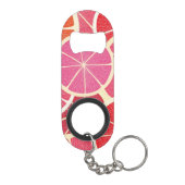 Porte-clé Décapsuleur Arrière - plan de cru de pamplemousse (Dos)