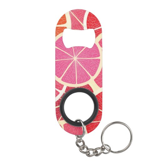 Porte-clé Décapsuleur Arrière - plan de cru de pamplemousse (Dos)