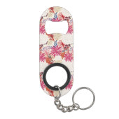 Porte-clé Décapsuleur Arrière - plan floral 3 (Dos)