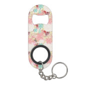 Porte-clé Décapsuleur Arrière - plan floral 4 (Dos)