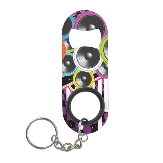 Porte-clé Décapsuleur Arrière - plan grunge (Devant)