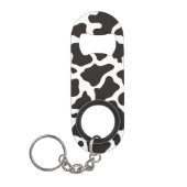 Porte-clé Décapsuleur Arrière - plan motif de vache (Devant)