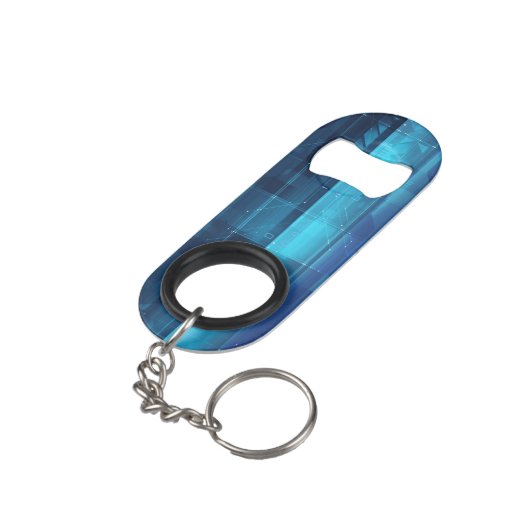 Porte-clé Décapsuleur Arrière - plan numérique de pointe (angle arrière)