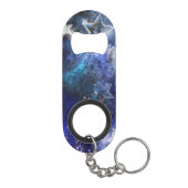 Porte-clé Décapsuleur Arrière - plan spatial avec étoiles (Dos)