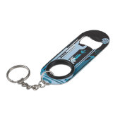 Porte-clé Décapsuleur Arrière - plan tramé technique 3 (Devant Angle)