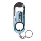 Porte-clé Décapsuleur Arrière - plan tramé technique 3 (Dos)