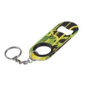 Porte-clé Décapsuleur Arrière - plan tramé technique 4 (Devant Angle)