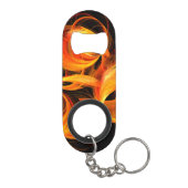 Porte-clé Décapsuleur Art Abstrait Fireball (Dos)