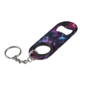 Porte-clé Décapsuleur Artiste botanique en néon éclairé (Devant Angle)