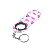 Porte-clé Décapsuleur Baise rose (angle arrière)