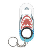 Porte-clé Décapsuleur Bande dessinée drôle de requin (Devant)