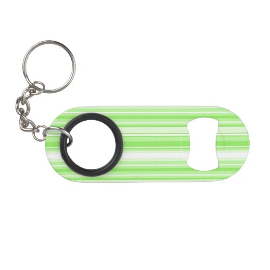 Porte-clé Décapsuleur Bandes de chaux (Devant (Horizontal))