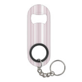 Porte-clé Décapsuleur Bandes de quartz roses monogrammes (Dos)