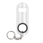 Porte-clé Décapsuleur Bandes gris clair (Devant)