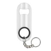 Porte-clé Décapsuleur Bandes gris clair (Dos)