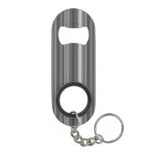 Porte-clé Décapsuleur Bandes gris monogramme (Dos)