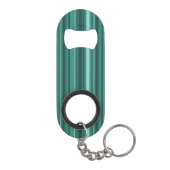 Porte-clé Décapsuleur Bandes turquoises (Dos)