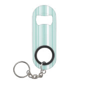 Porte-clé Décapsuleur Bandes vertes à la menthe (Devant)