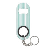 Porte-clé Décapsuleur Bandes vertes à la menthe (Dos)