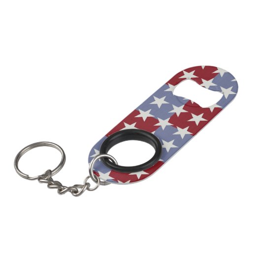 Porte-clé Décapsuleur Bannière étoilée (Devant Angle)