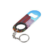 Porte-clé Décapsuleur Bâtiments de Sheffield (angle arrière)