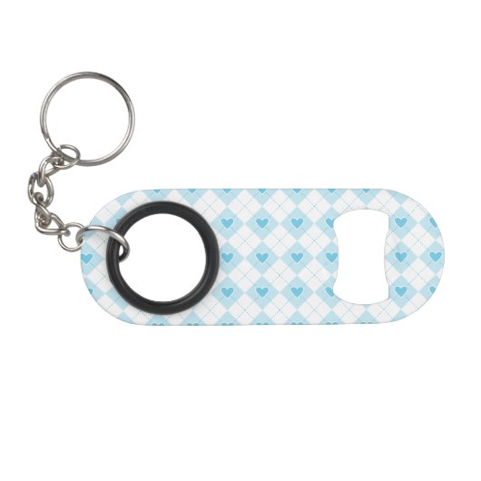 Porte-clé Décapsuleur Beau Jacquard (Devant (Horizontal))