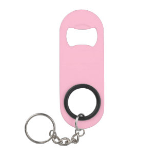 Porte-clé Décapsuleur Bébé rose couleur solide