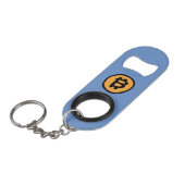 Porte-clé Décapsuleur bitcoin (Devant Angle)