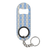 Porte-clé Décapsuleur Bleu courant Tan de Candystripe (Dos)