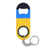 Porte-clé Décapsuleur Bleu jaune (Dos)