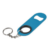 Porte-clé Décapsuleur Bleu (NCS) (couleur solide) (Devant Angle)