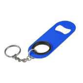 Porte-clé Décapsuleur Bleu (RYB) (couleur solide) (Devant Angle)