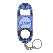 Porte-clé Décapsuleur Boho Blues Personnaliser Nom Cadeau (Dos)