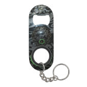 Porte-clé Décapsuleur Bol De Pelouse Noir Et Gris, Clavier D'Ouverture D (Dos)