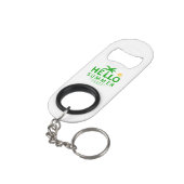 Porte-clé Décapsuleur Bonjour été (angle arrière)