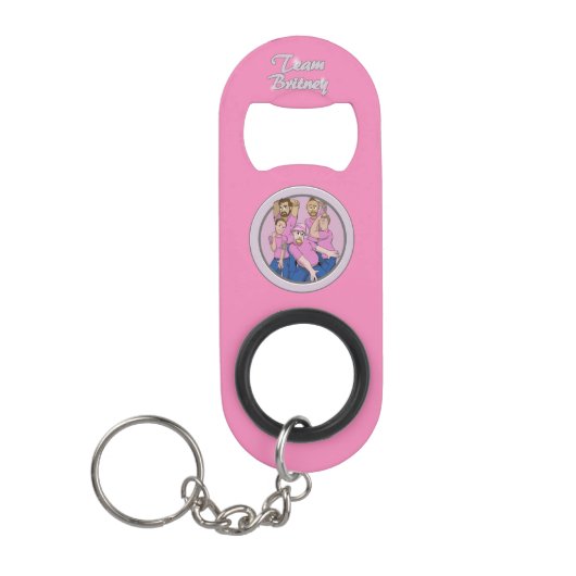 Porte-clé Décapsuleur Bottleopener de Britney d'équipe (Devant)
