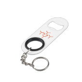 Porte-clé Décapsuleur Bouteille Porte - clé gothique (angle arrière)