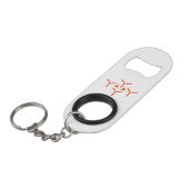Porte-clé Décapsuleur Bouteille Porte - clé gothique (Devant Angle)