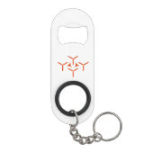 Porte-clé Décapsuleur Bouteille Porte - clé gothique (Dos)