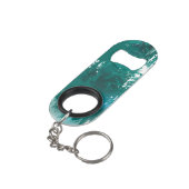 Porte-clé Décapsuleur Branche avec Feuilles d'or Ginko Biloba (angle arrière)