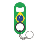 Porte-clé Décapsuleur Brésil Pride nationale patriotique (Dos)