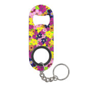 Porte-clé Décapsuleur Bright Abstrait Flower Art (Dos)