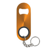 Porte-clé Décapsuleur Bronze brillant faux monogramme métallique (Dos)