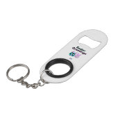 Porte-clé Décapsuleur Bunny Fuzzies Mini Porte - clé d'ouverture de bout (Devant Angle)